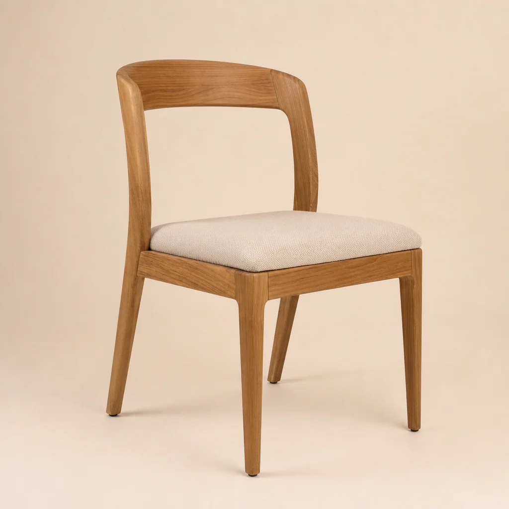 Azure Open-Back Dining Chair Azure Open-Back Dining Chair by Starwood Furniture Indonesia