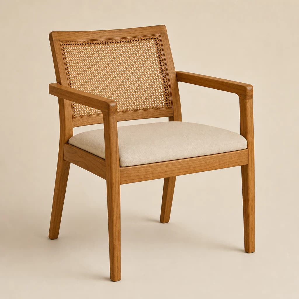 Executive Teak Desk Chair by Starwood Furniture - Image 1