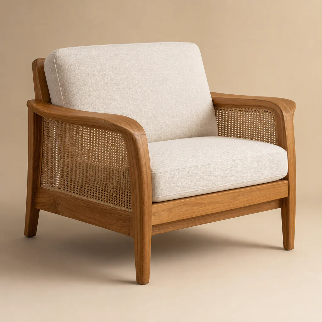 Grand Lobby Cane Lounge Chair Grand Lobby Cane Lounge Chair by Starwood Furniture Indonesia