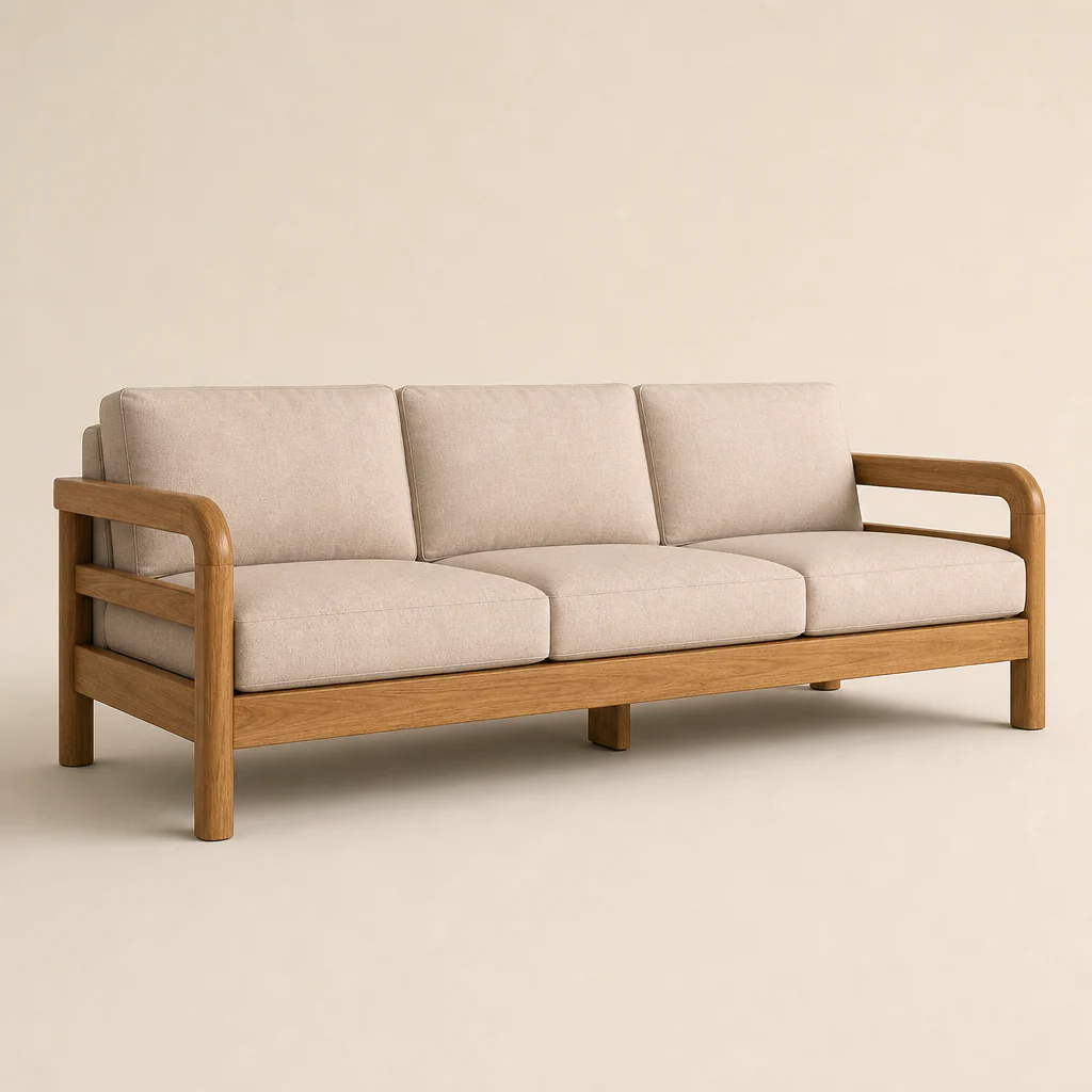 Grand Lobby Three-Seat Sofa Grand Lobby Three-Seat Sofa by Starwood Furniture Indonesia