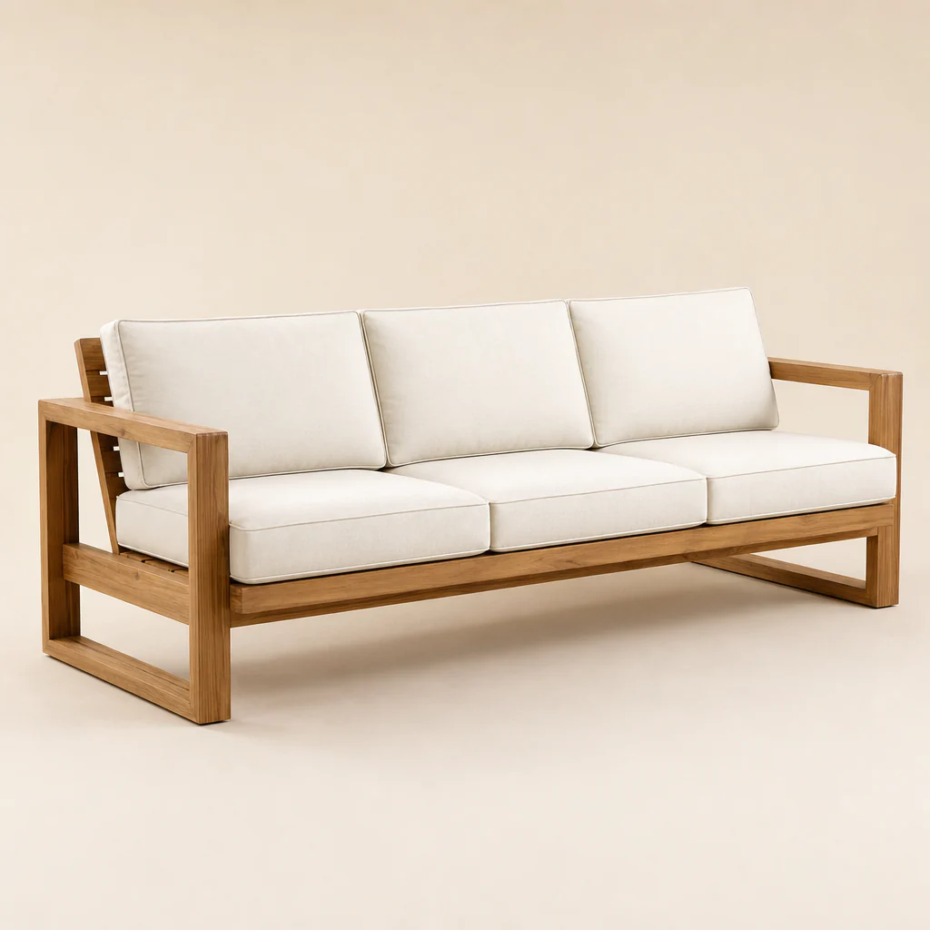 Pavilion Outdoor Three-Seat Sofa by Starwood Furniture - Image 1