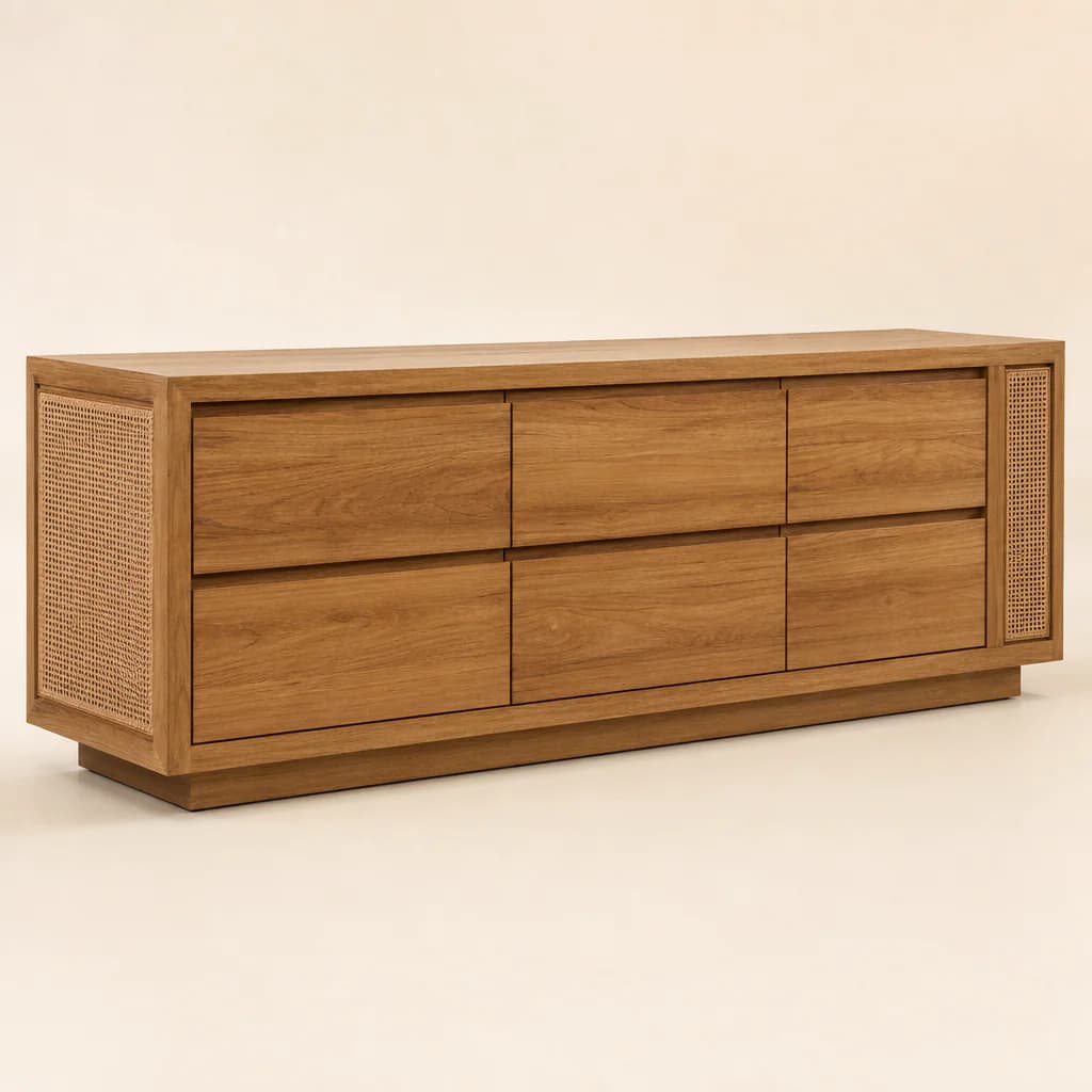 Serenity Six-Drawer Dresser by Starwood Furniture