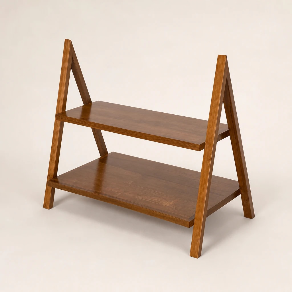 A-Frame Two-Tier Teak Shoe Rack A-Frame Two-Tier Teak Shoe Rack by Starwood Furniture Indonesia