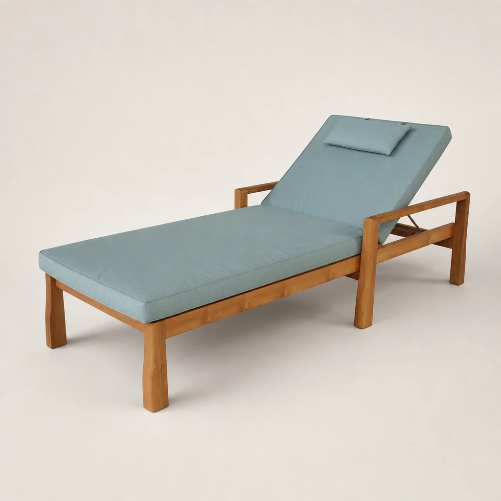 Armrest Teak Pool Lounger Armrest Teak Pool Lounger by Starwood Furniture Indonesia