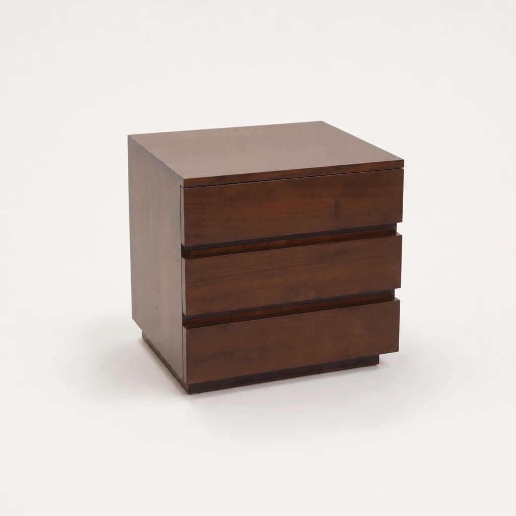 Floating-Front Three-Drawer Bedside Cabinet Floating-Front Three-Drawer Bedside Cabinet by Starwood Furniture Indonesia
