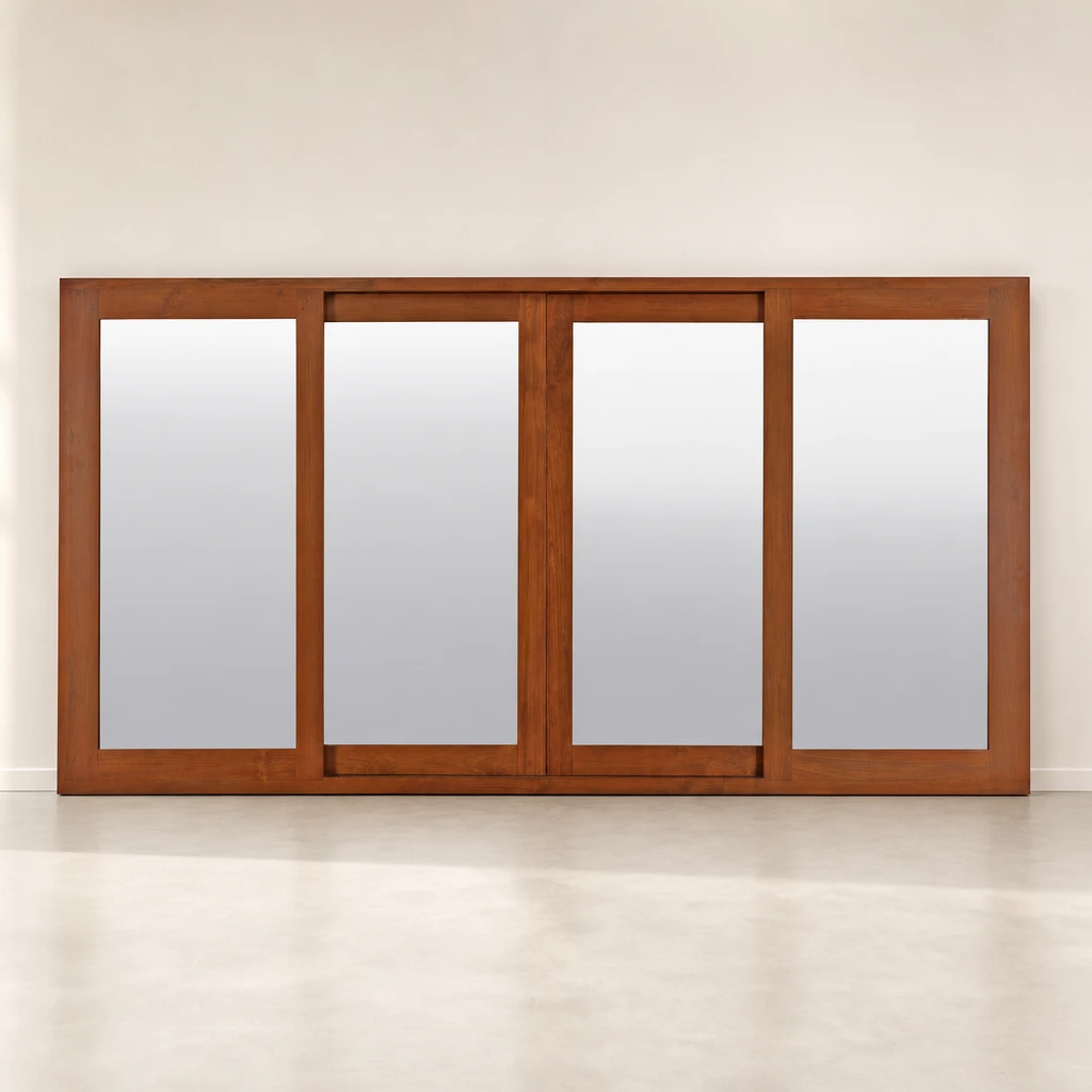 Four-Panel Teak Glazed Door System Four-Panel Teak Glazed Door System by Starwood Furniture Indonesia