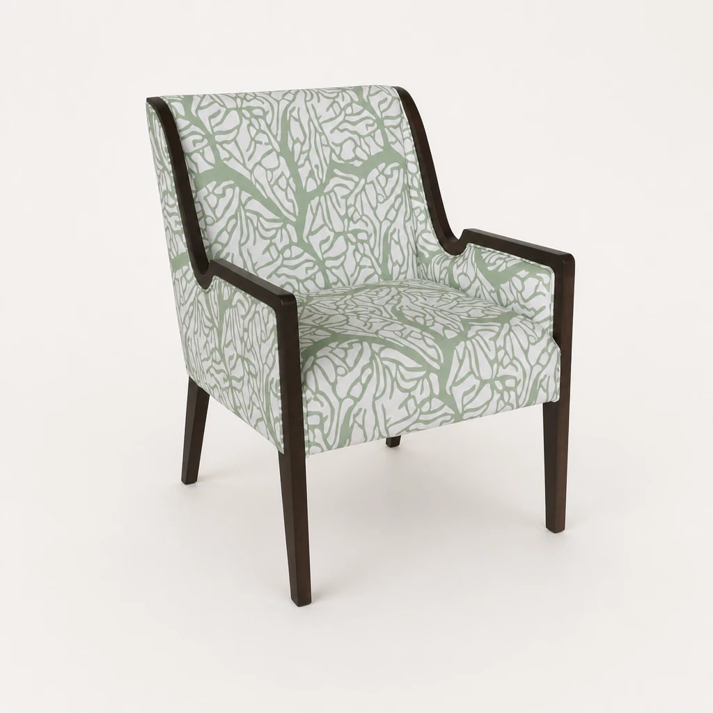 Fully Upholstered Teak Dining Armchair Fully Upholstered Teak Dining Armchair by Starwood Furniture Indonesia