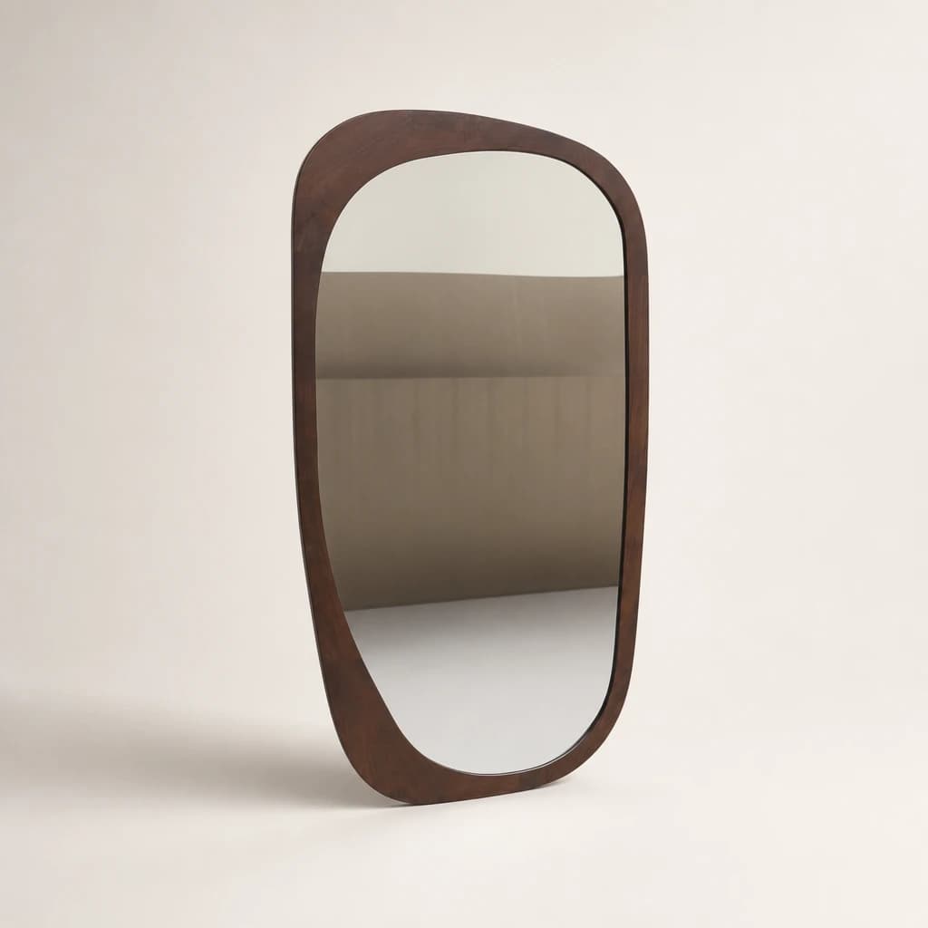 Organic Teak Full-Length Mirror by Starwood Furniture