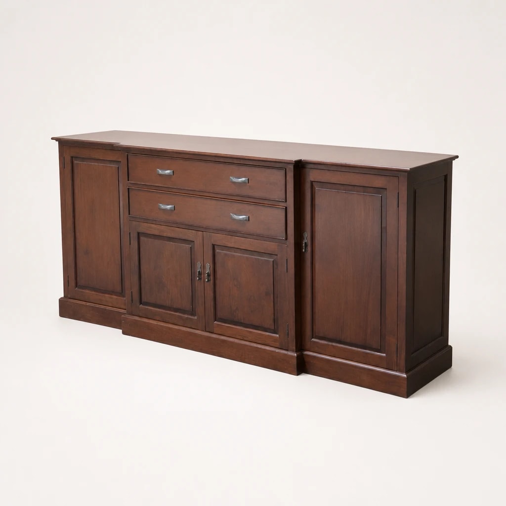 Panelled Teak Sideboard with Drawers Panelled Teak Sideboard with Drawers by Starwood Furniture Indonesia