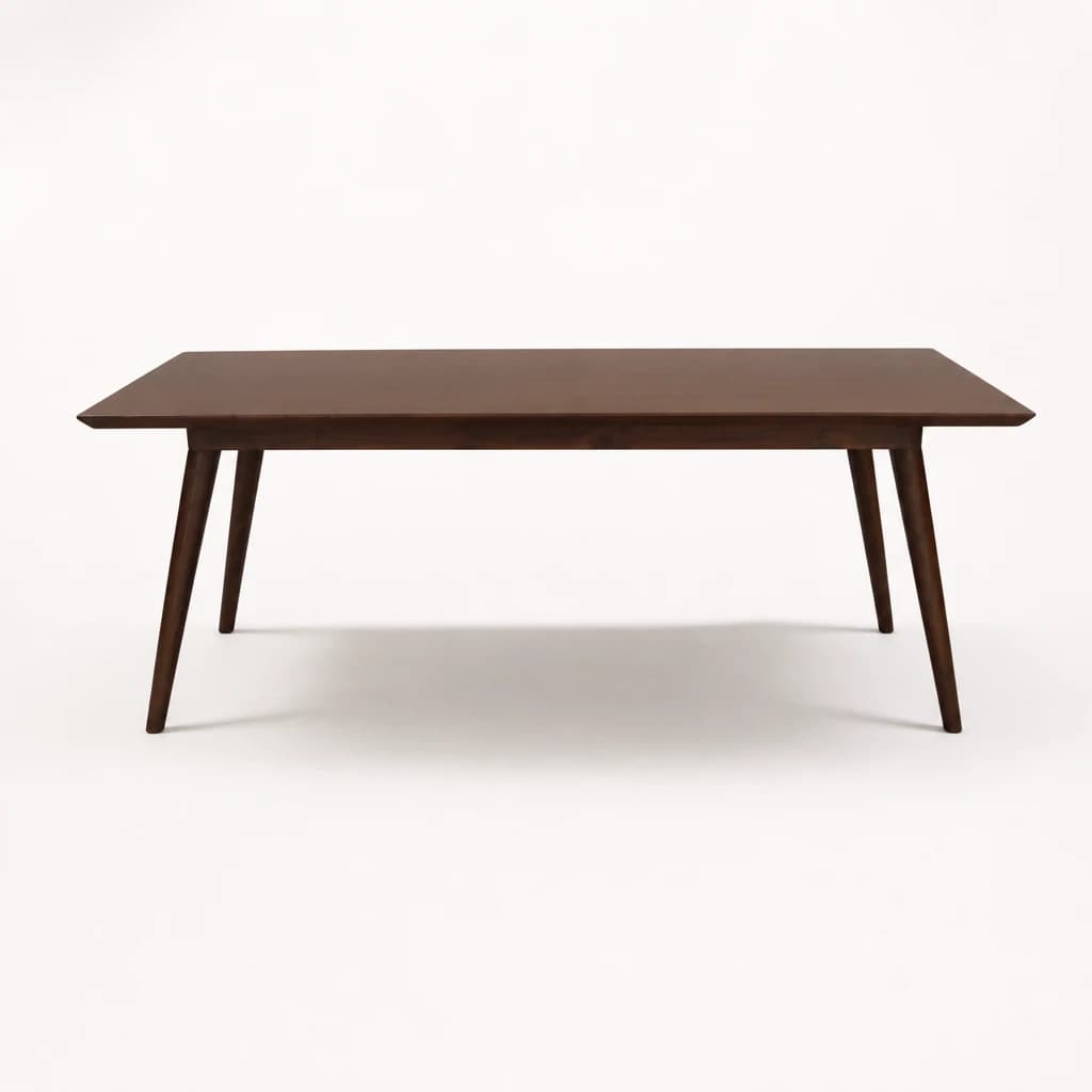 Slim Rectangular Teak Dining Table, custom furniture manufactured in Jepara, Indonesia - Image 1