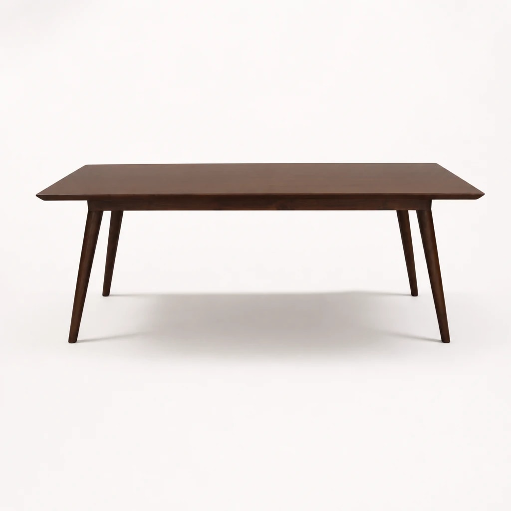 Slim Rectangular Teak Dining Table, custom furniture manufactured in Jepara, Indonesia - Image 1