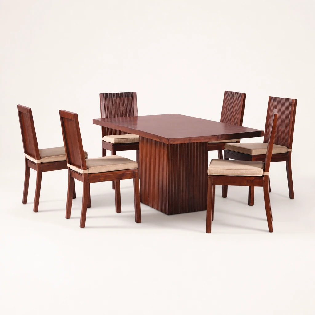 Square Pedestal Teak Dining Set Square Pedestal Teak Dining Set by Starwood Furniture Indonesia
