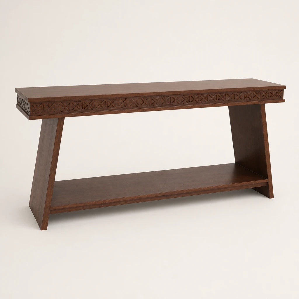 Trestle Base Teak Console Table Trestle Base Teak Console Table by Starwood Furniture Indonesia