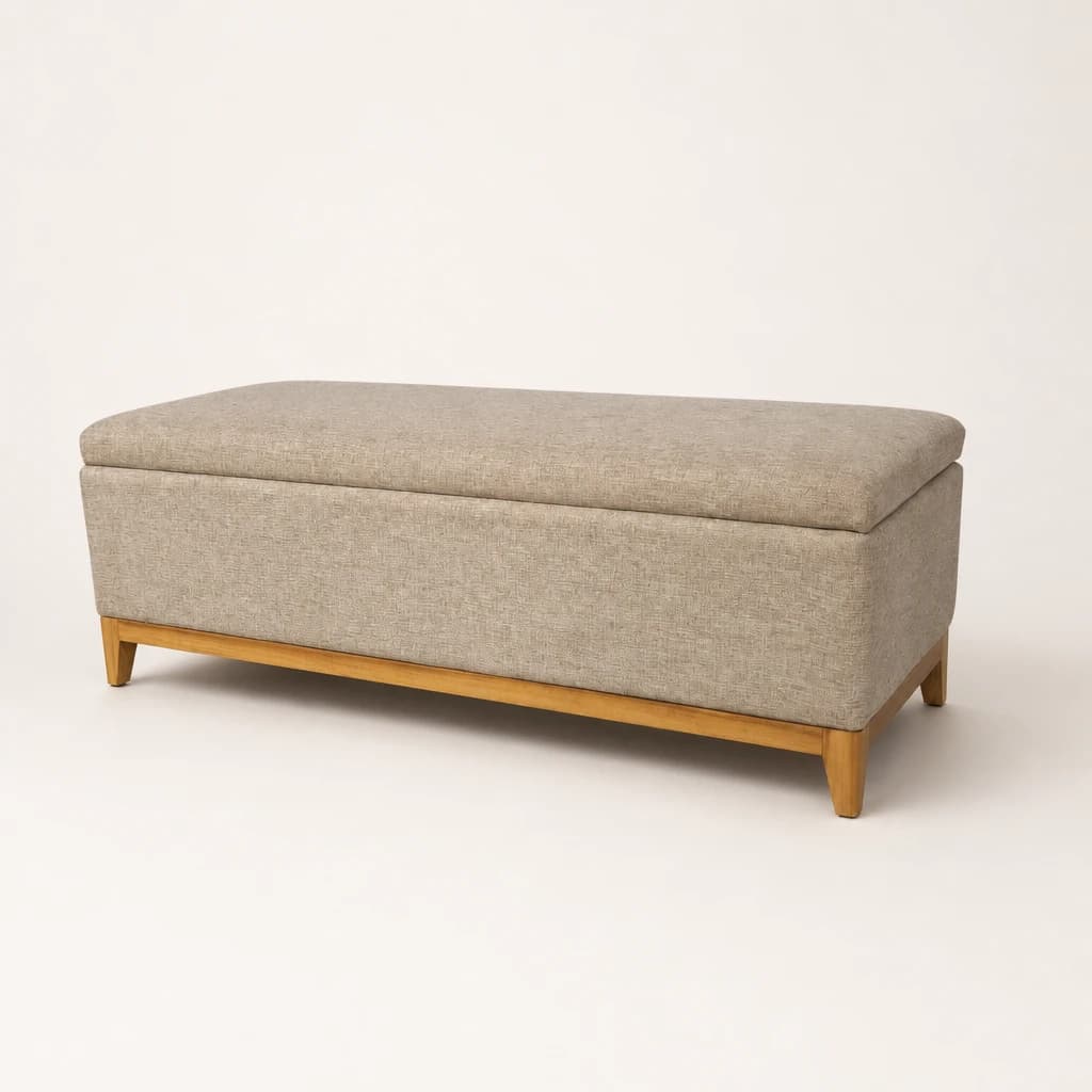 Upholstered Storage Ottoman by Starwood Furniture