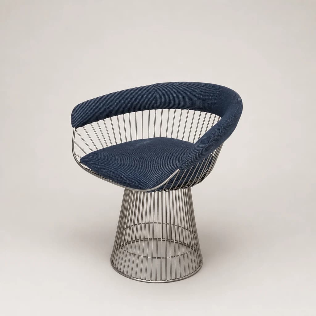 Wire Frame Upholstered Outdoor Lounge Chair by Starwood Furniture