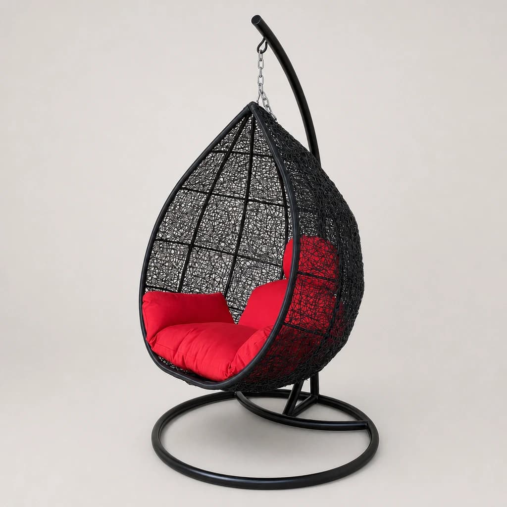 Woven Hanging Egg Chair by Starwood Furniture