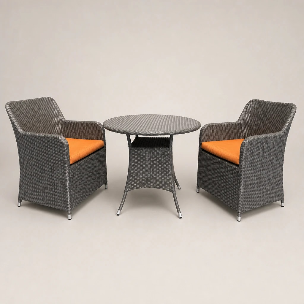 Woven Outdoor Bistro Dining Set Woven Outdoor Bistro Dining Set by Starwood Furniture Indonesia