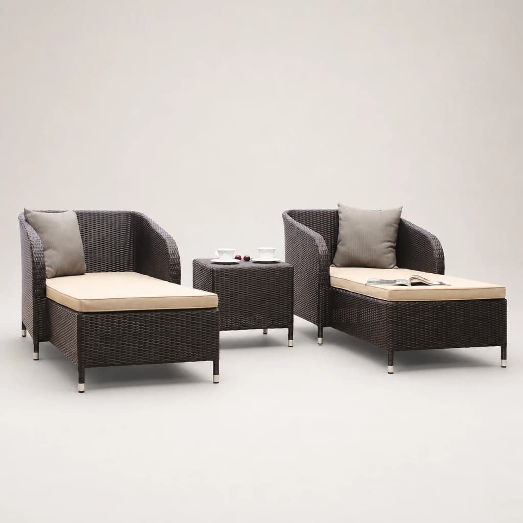 Woven Outdoor Chaise Lounge Set by Starwood Furniture