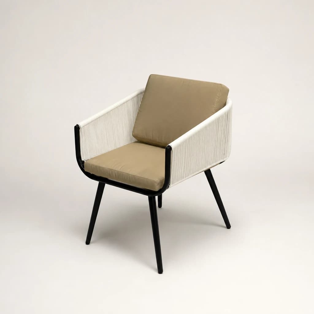 Woven Outdoor Dining Armchair by Starwood Furniture