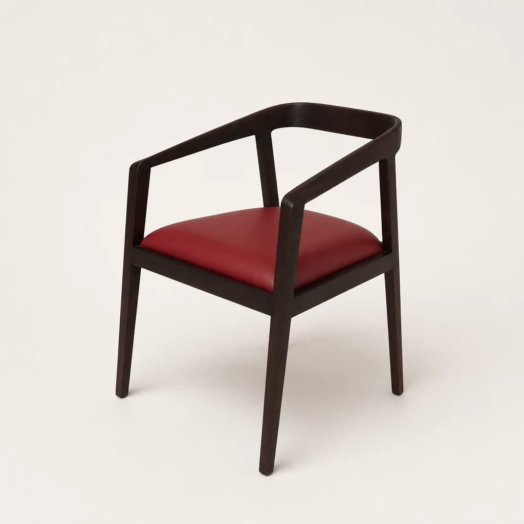Wraparound Teak Dining Armchair by Starwood Furniture