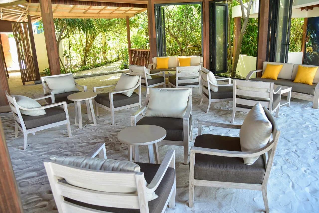 Dhigufaru Island Resort, Maldives furniture project by Starwood Furniture