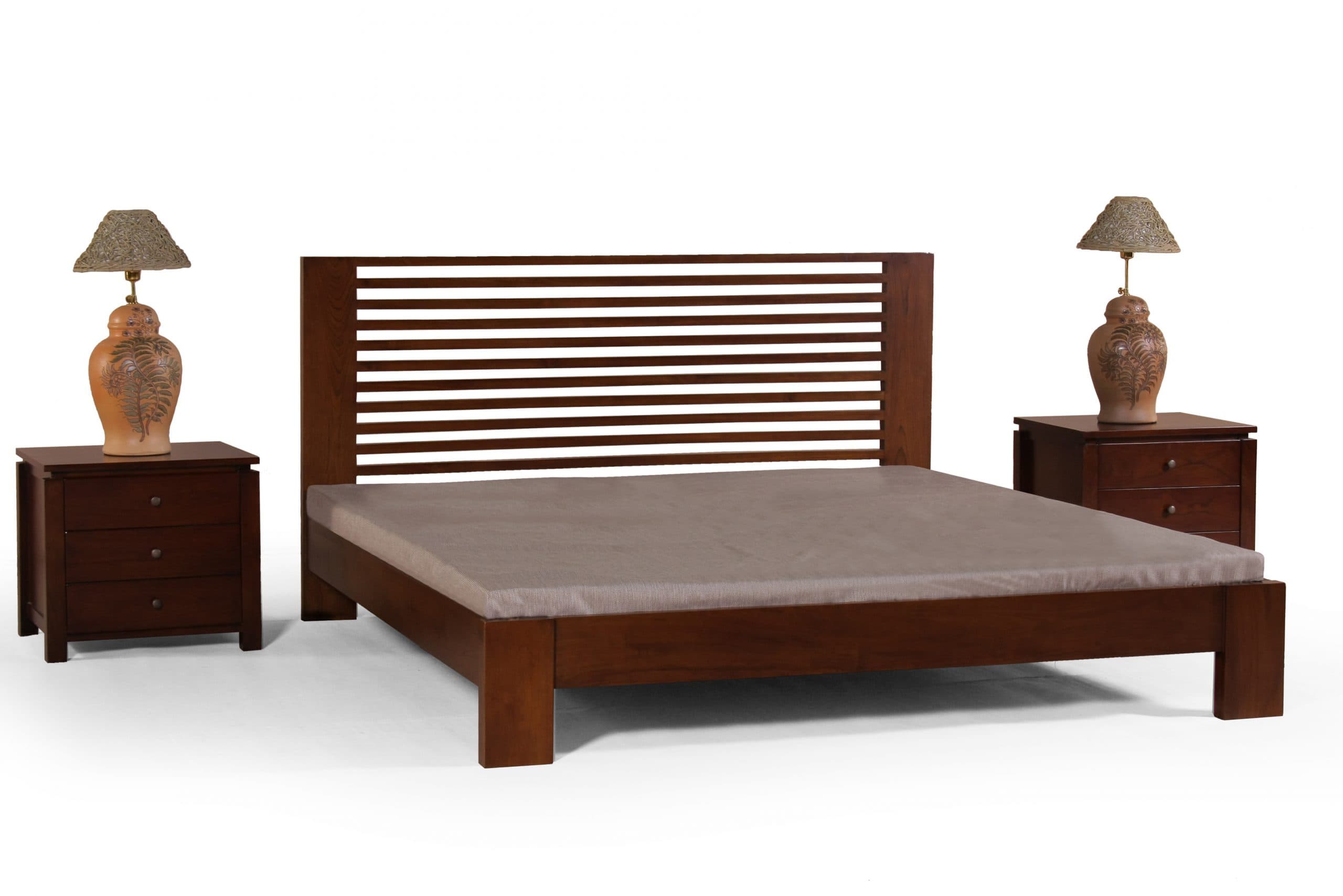 Elegant Teak Bed Frame - Flores Platform by Starwood Furniture - Image 1