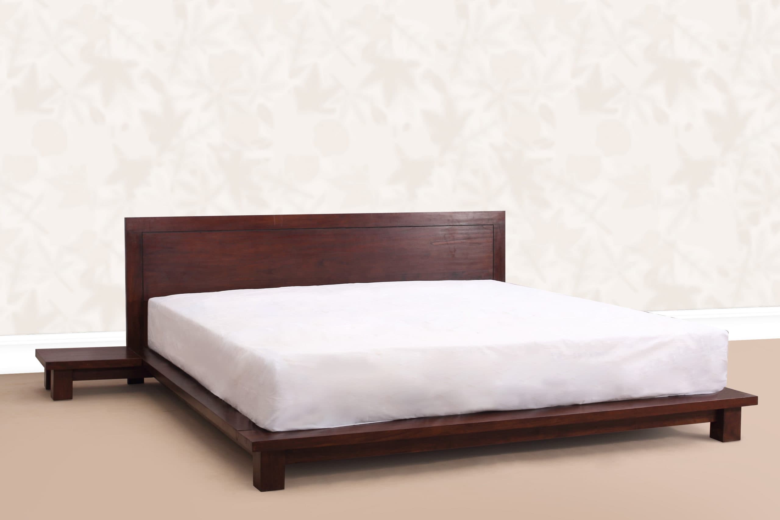 Modern Teak Bed Frame - Java Canopy by Starwood Furniture - Image 1