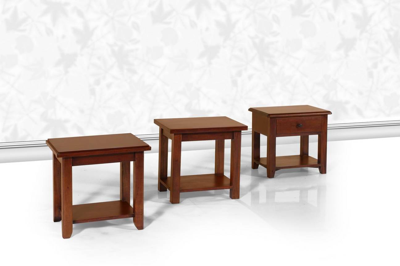 Elegant Teak Bedside Table - Flores Two-Drawer Elegant Teak Bedside Table - Flores Two-Drawer by Starwood Furniture Indonesia