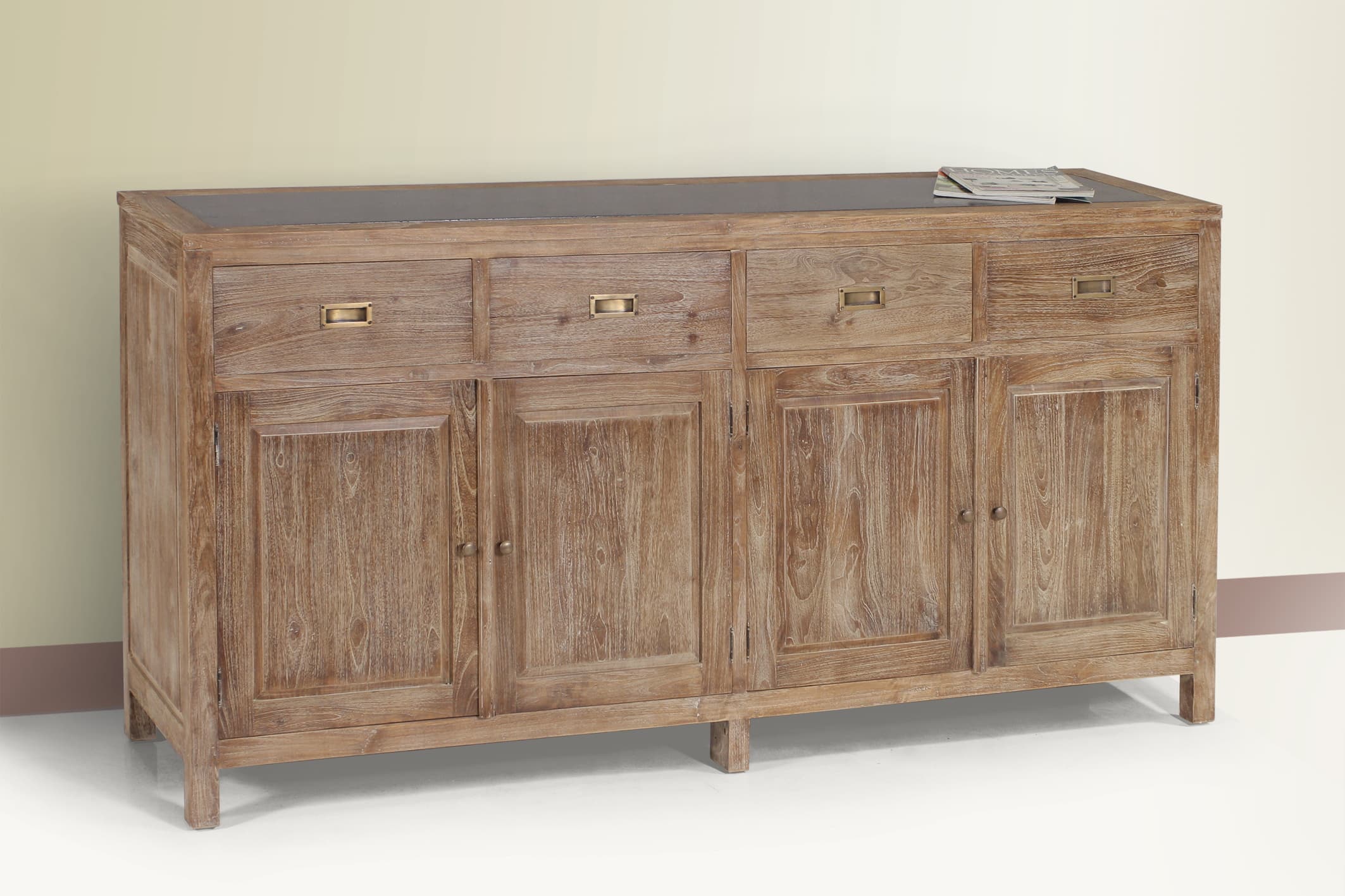 Classic Teak Chest of Drawers - Bali Storage by Starwood Furniture - Image 1