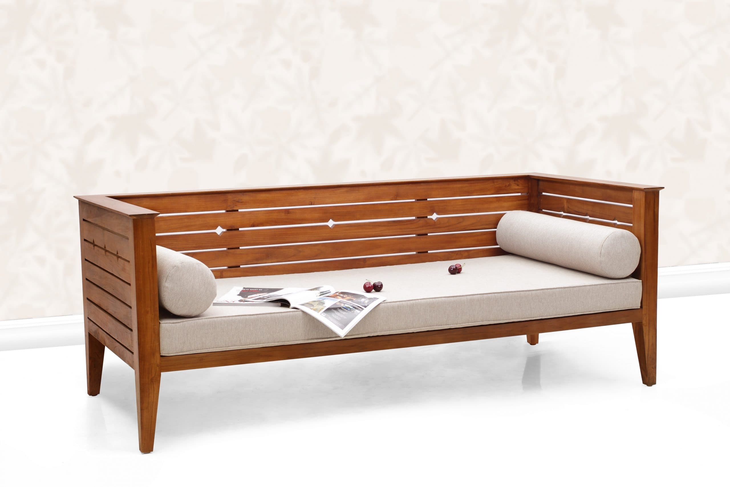 Contemporary Teak Daybed - Borneo Retreat by Starwood Furniture - Image 1