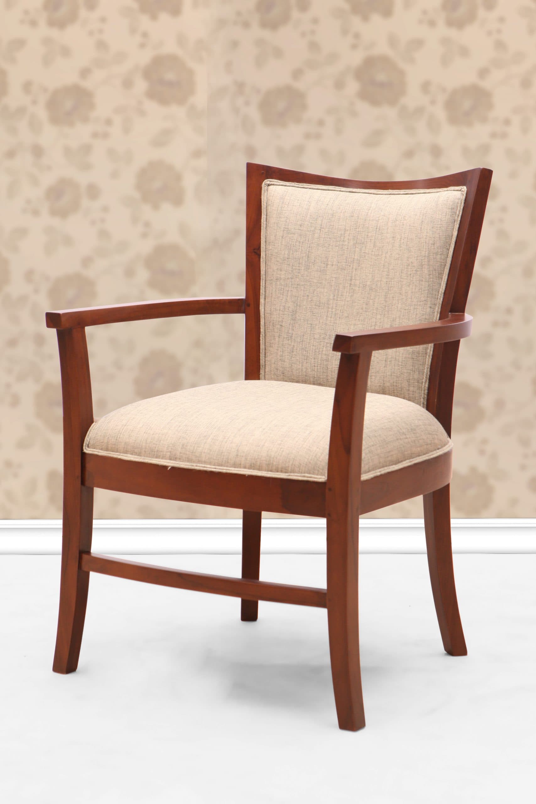 Modern Teak Dining Chair - Java Cross-Back by Starwood Furniture - Image 1