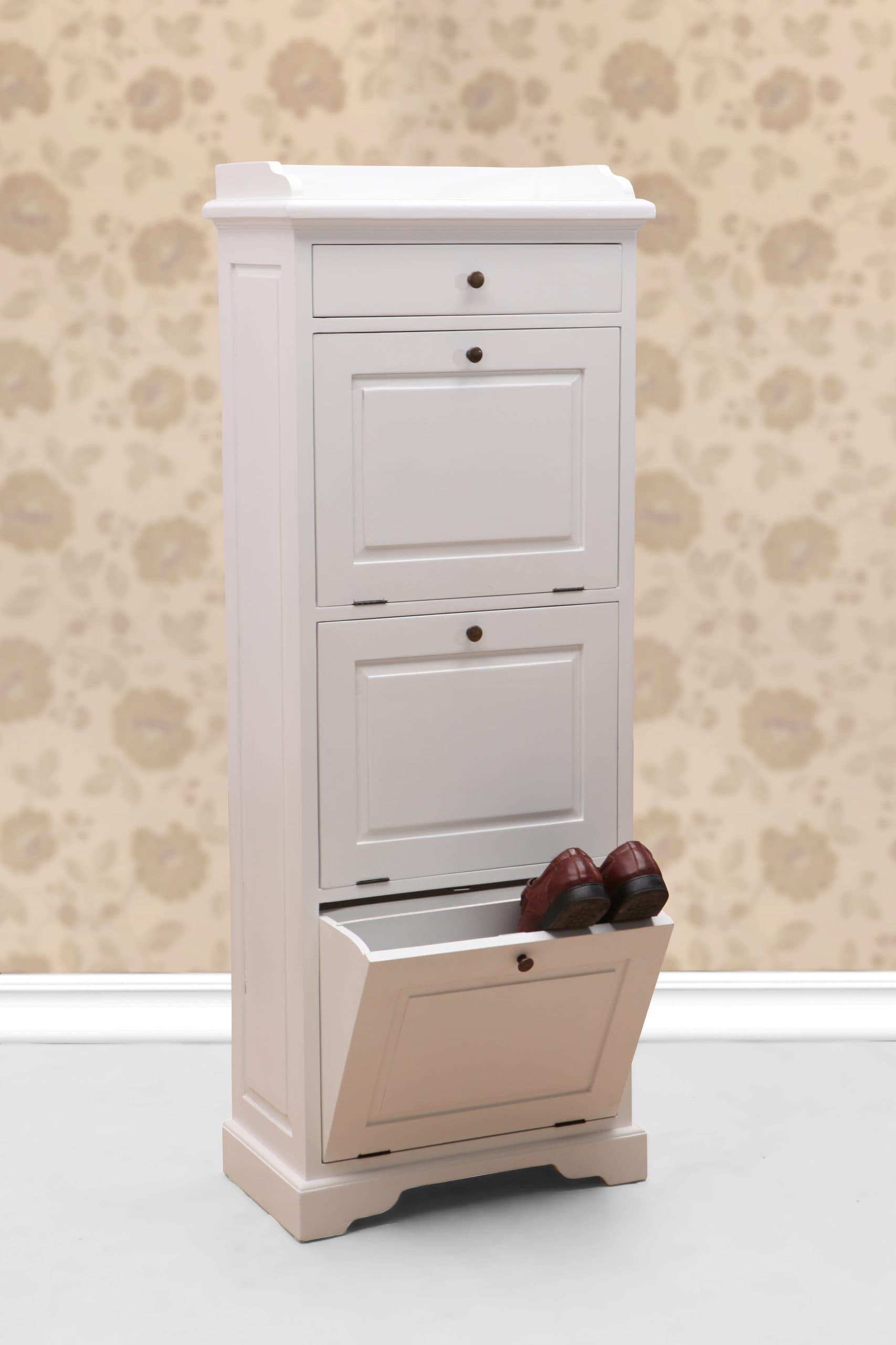 Classic Teak Shoe Rack - Bali Tidy by Starwood Furniture - Image 1