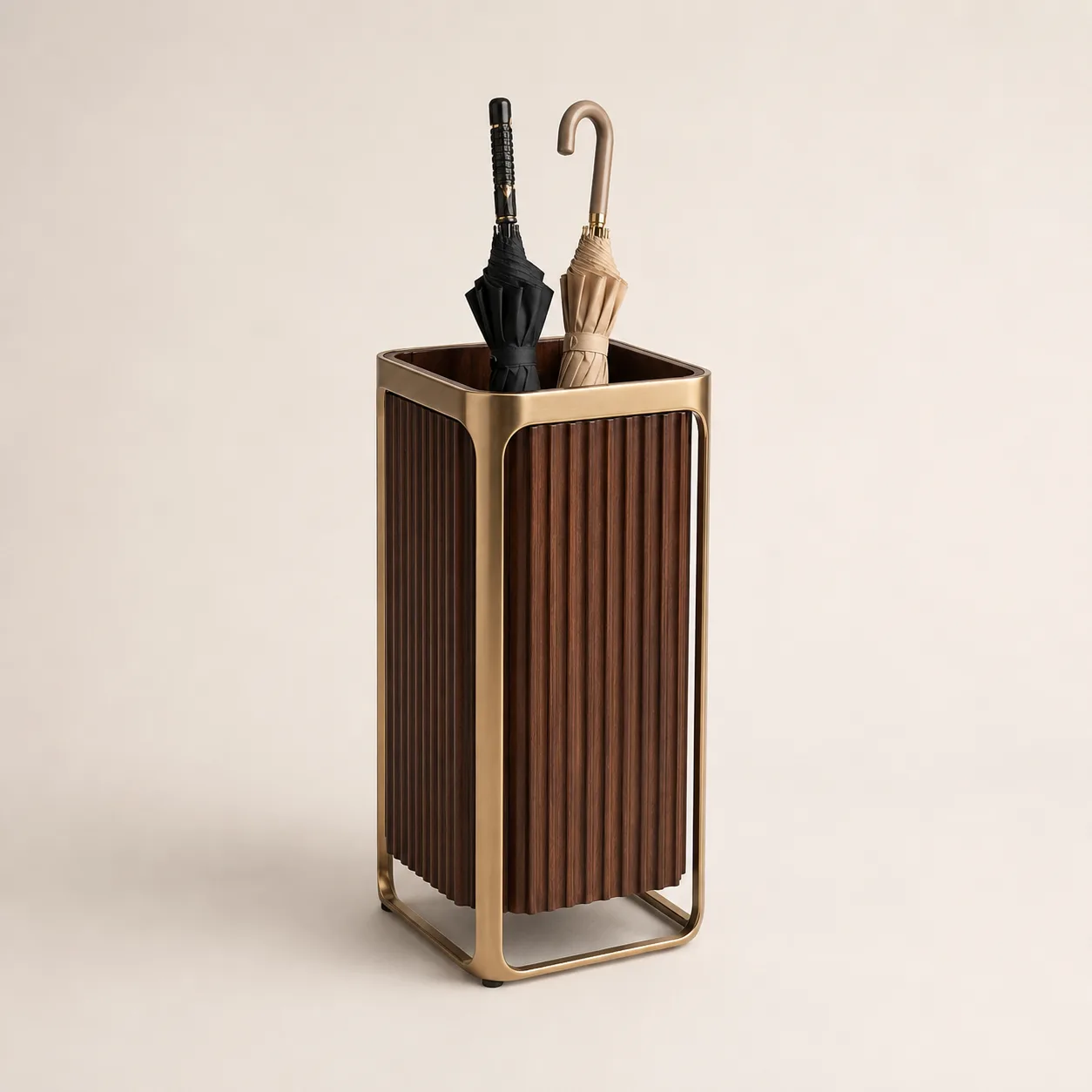 Slatted Teak Umbrella Stand by Starwood Furniture