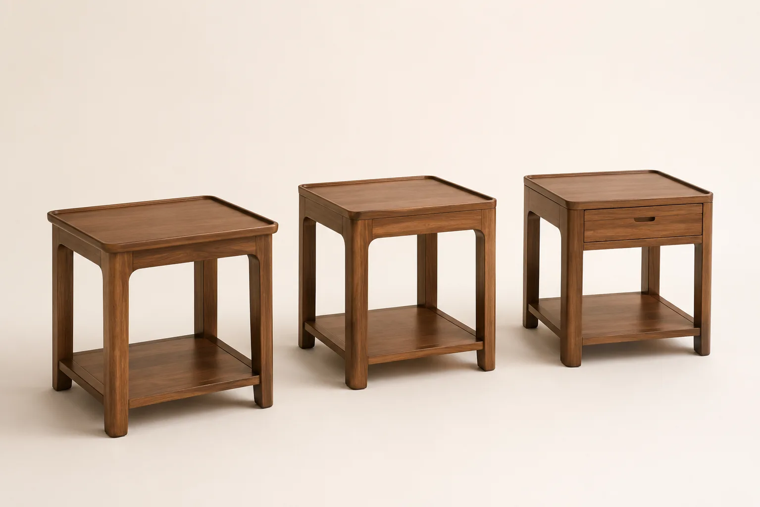Elegant Teak Bedside Table - Flores Two-Drawer Elegant Teak Bedside Table - Flores Two-Drawer by Starwood Furniture Indonesia