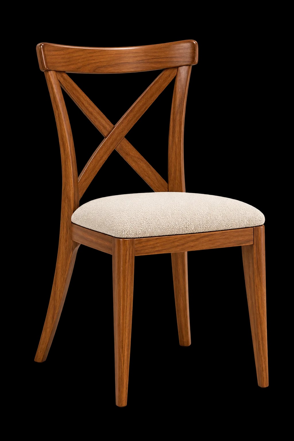 Modern Teak Dining Chair - Java Cross-Back Modern Teak Dining Chair - Java Cross-Back by Starwood Furniture Indonesia