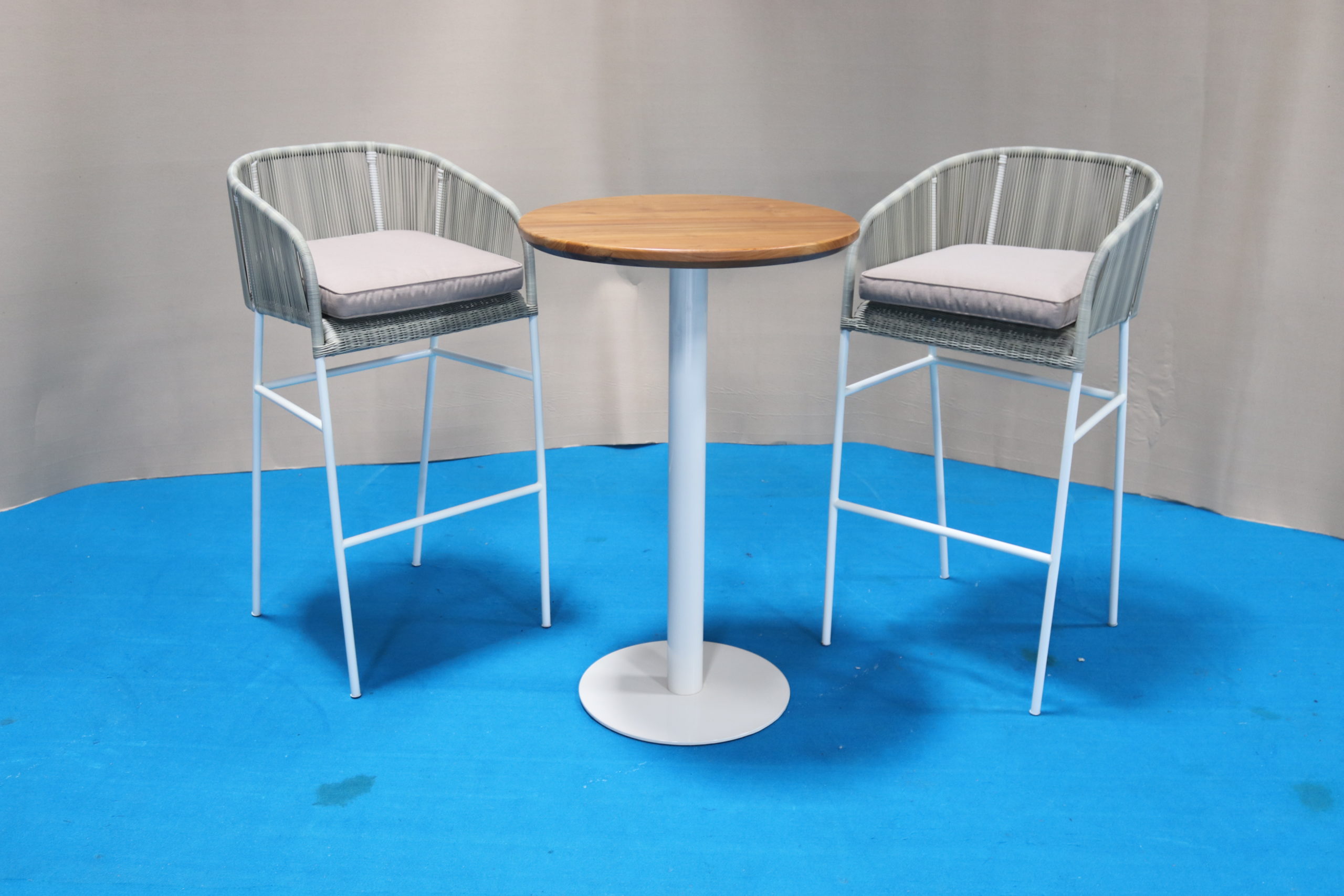 Garden Teak Bar Chair & Table Set - Bali Breeze – Premium Teak Furniture by Starwood - Image 1
