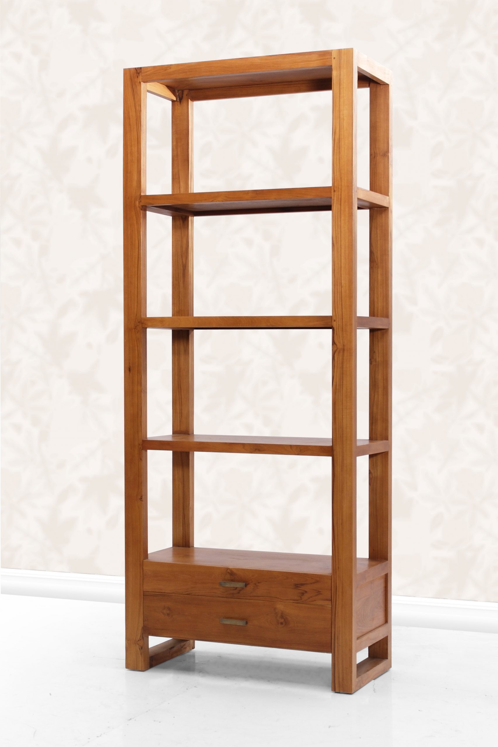 Artisan Teak Book Rack - Sumatra Open by Starwood Furniture