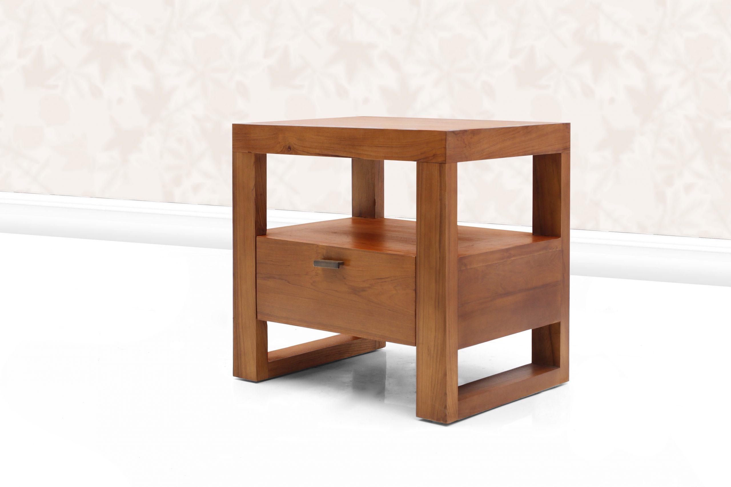 Classic Teak Bedside Table - Bali Nights – Premium Teak Furniture by Starwood - Image 1