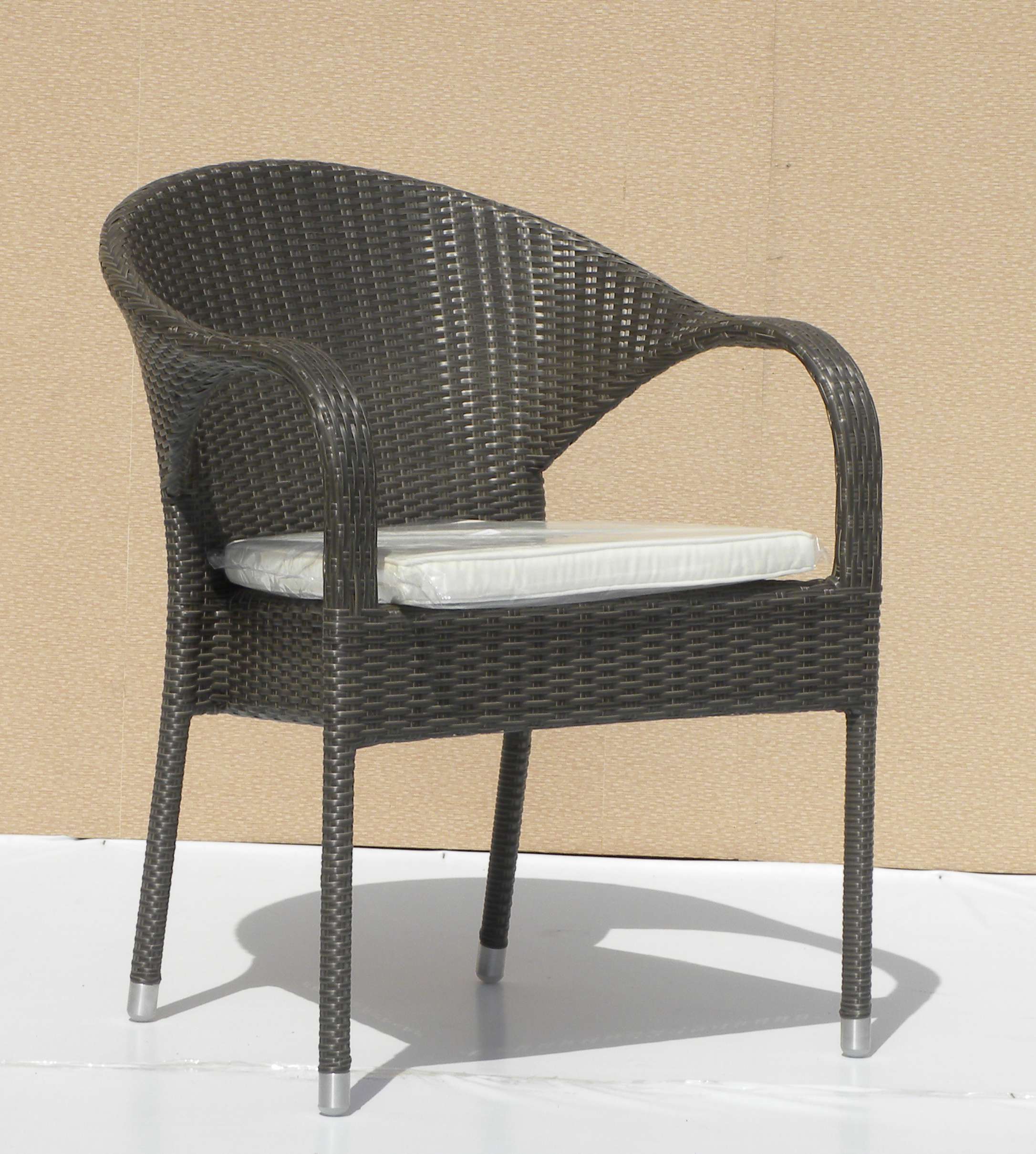 Coastal Teak Outdoor Chair - Flores Stacking by Starwood Furniture