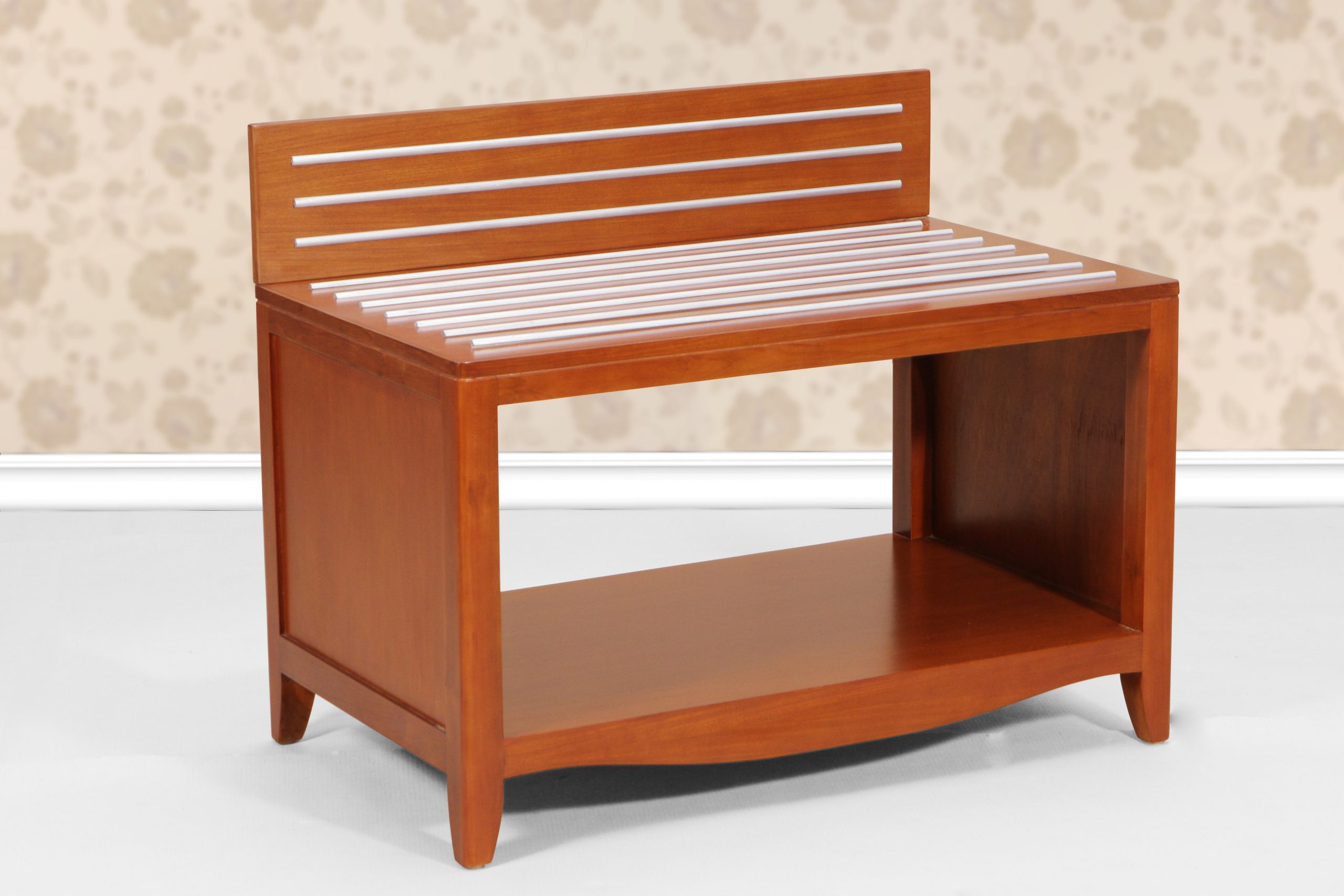 Modern Teak Luggage Rack - Java Hotel – Premium Teak Furniture by Starwood - Image 1
