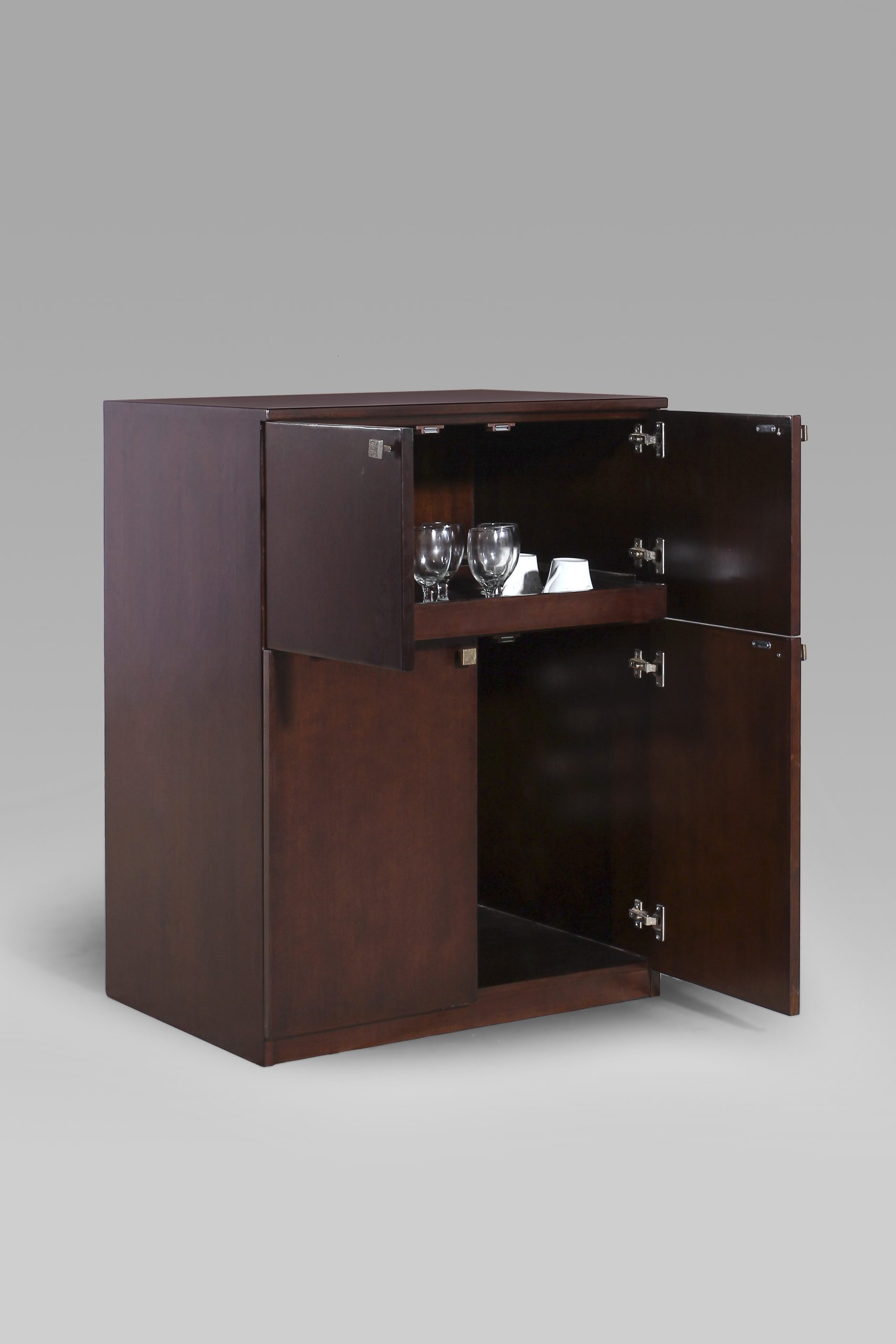Elegant Teak Minibar Cabinet - Flores Mini – Premium Teak Furniture by Starwood