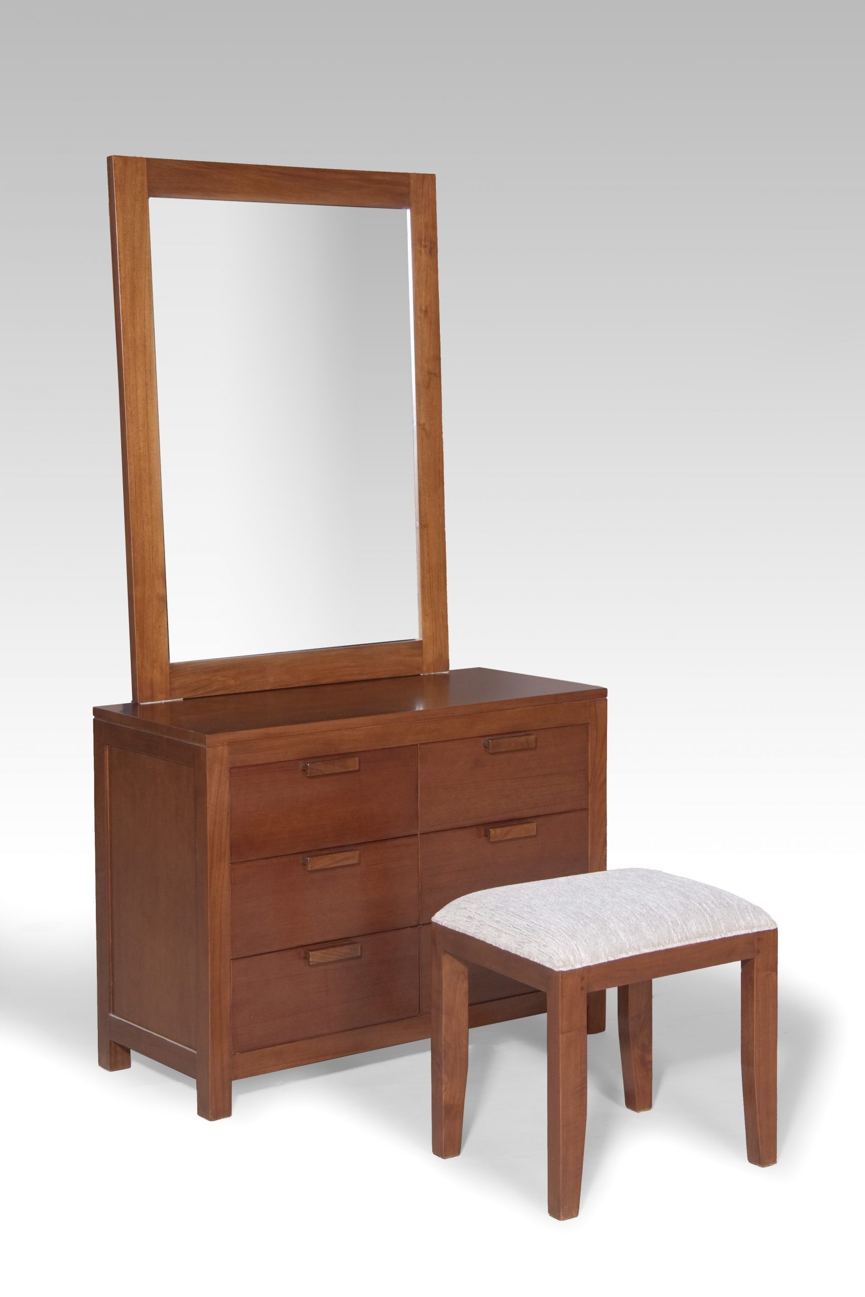 Modern Teak Mirror & Dressing Table - Java Full-Length – Premium Teak Furniture by Starwood - Image 1