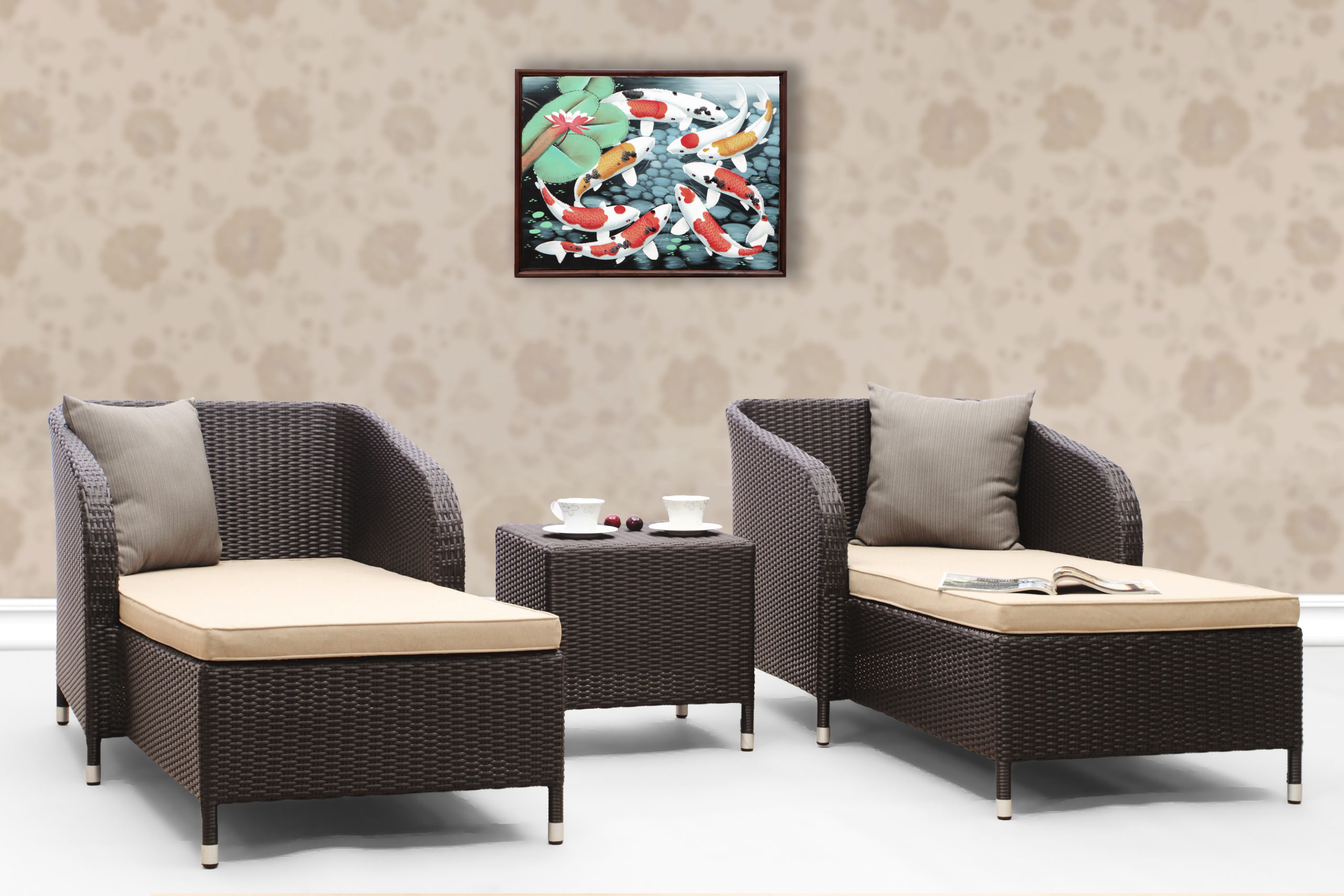 Coastal Teak Relax Chair - Flores Lazy by Starwood Furniture