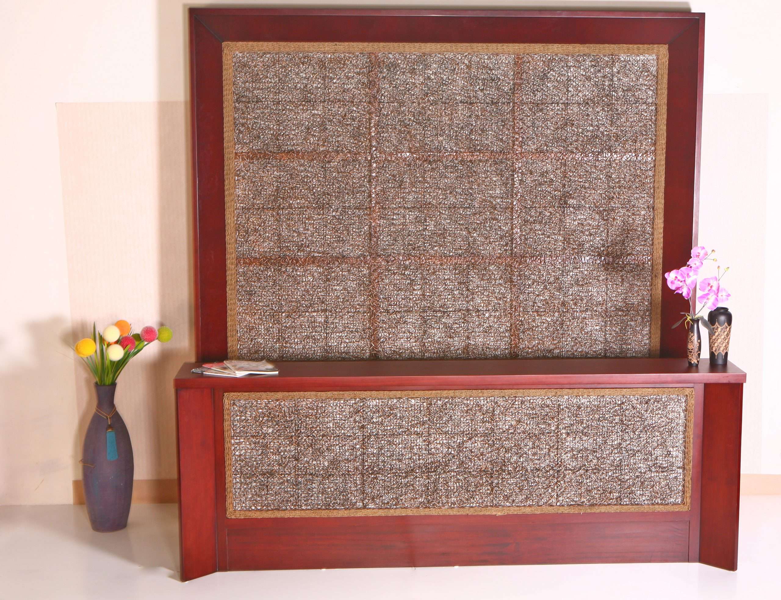 Classic Teak Reception Desk - Bali Grand by Starwood Furniture