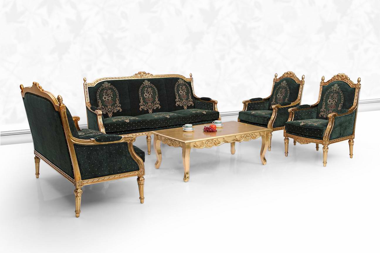 Traditional Teak Sofa - Komodo Grand by Starwood Furniture