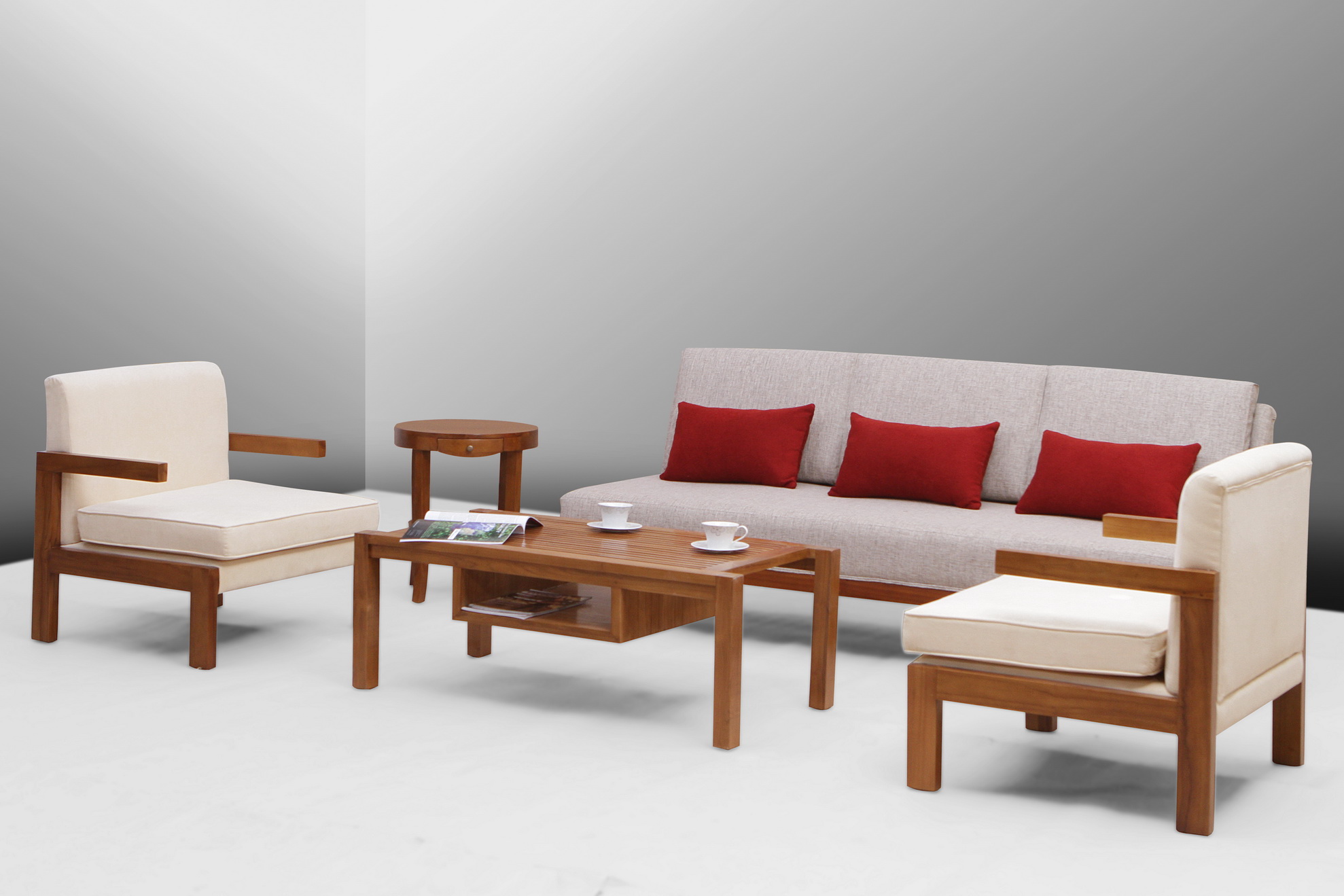 Rustic Teak Sofa - Lombok Daybed-Sofa – Premium Teak Furniture by Starwood - Image 1