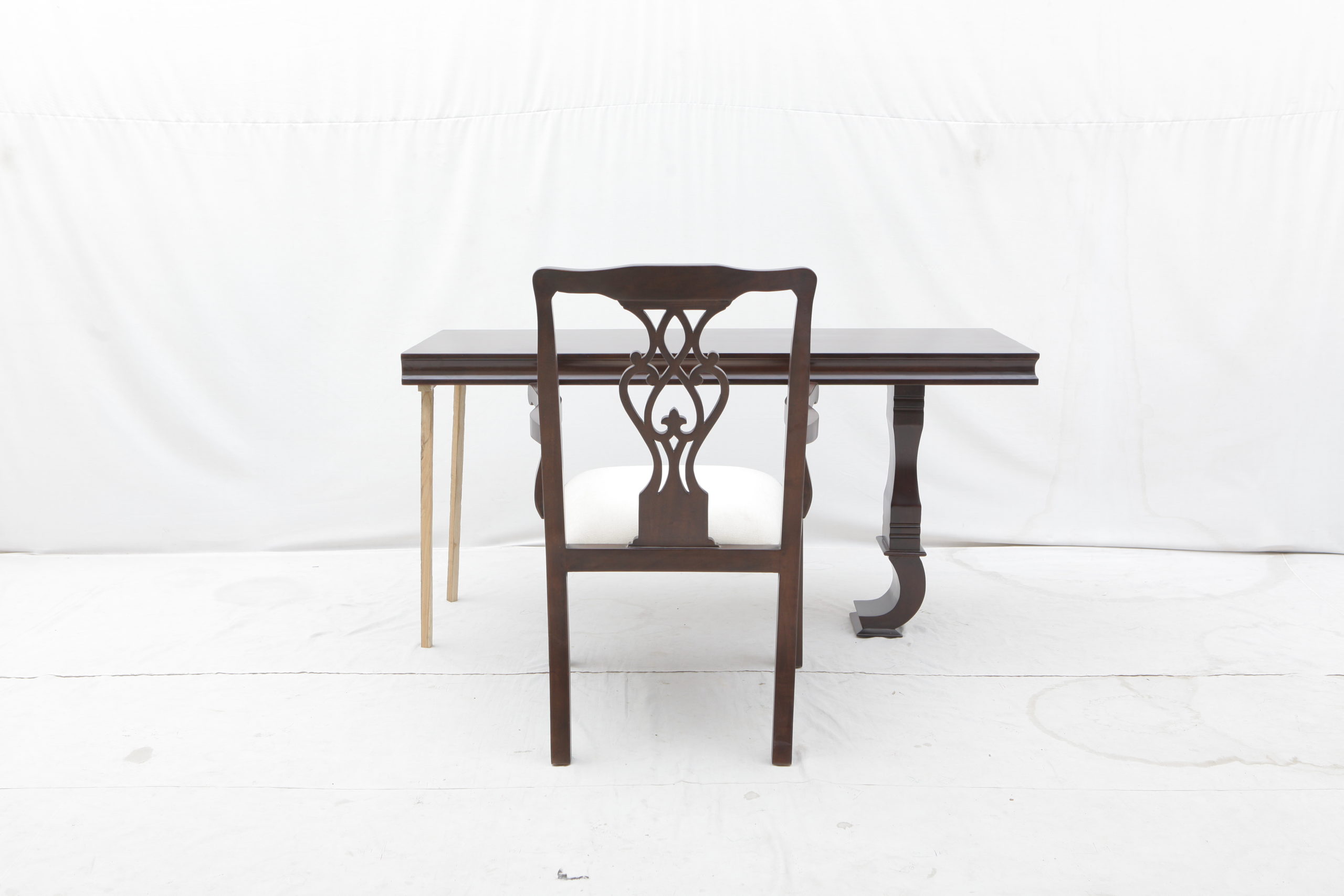 Elegant Teak Writing Table - Flores Secretary by Starwood Furniture